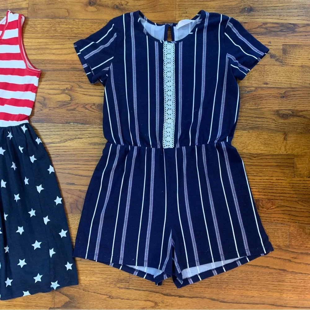 Girls Casual Romper & Dress Bundle
Place Red White & Blue Dress
Blue Romper - Picture 3 of 16